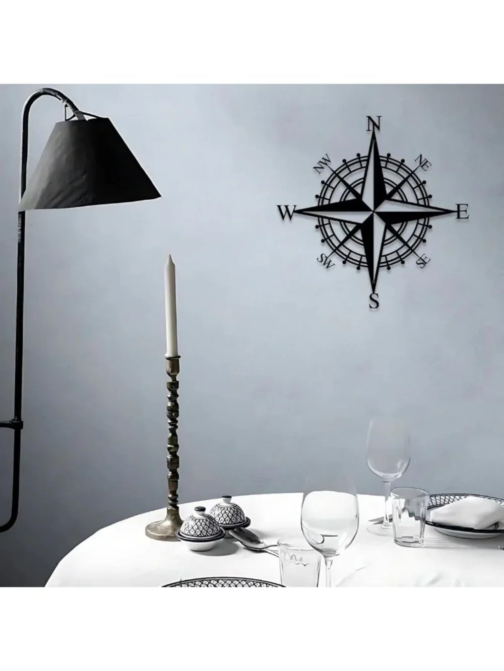 Nautical Compass Wall Decor - 17